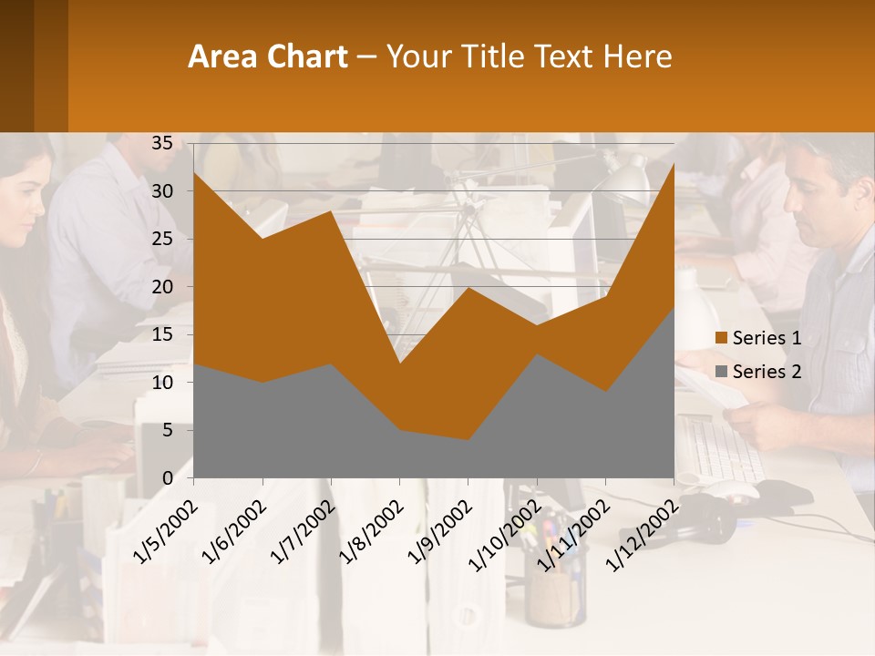 Ocean Woman Calm PowerPoint Template