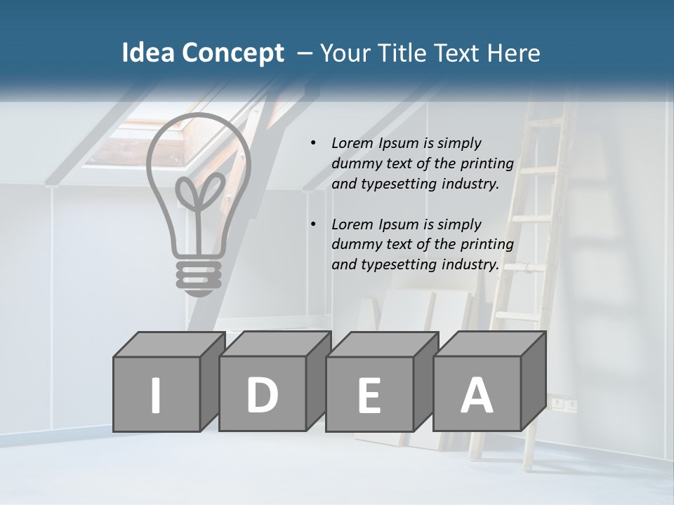 Pensioner Single Older PowerPoint Template