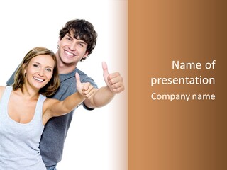 Sunrise Elderly Daughter PowerPoint Template