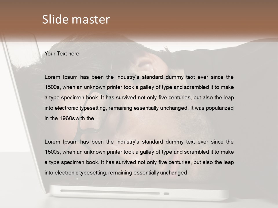 Sunrise Single Water PowerPoint Template