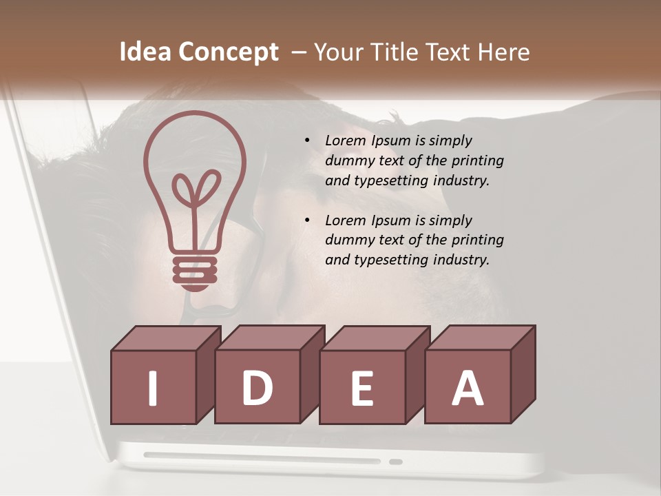 Sunrise Single Water PowerPoint Template