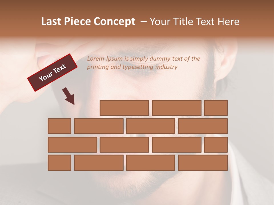 Calm Sea Standing PowerPoint Template