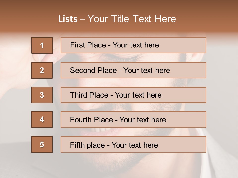 Calm Sea Standing PowerPoint Template
