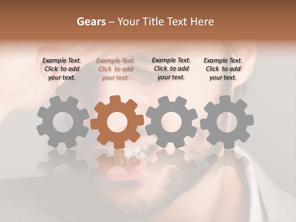 Calm Sea Standing PowerPoint Template