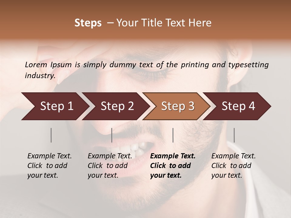 Calm Sea Standing PowerPoint Template