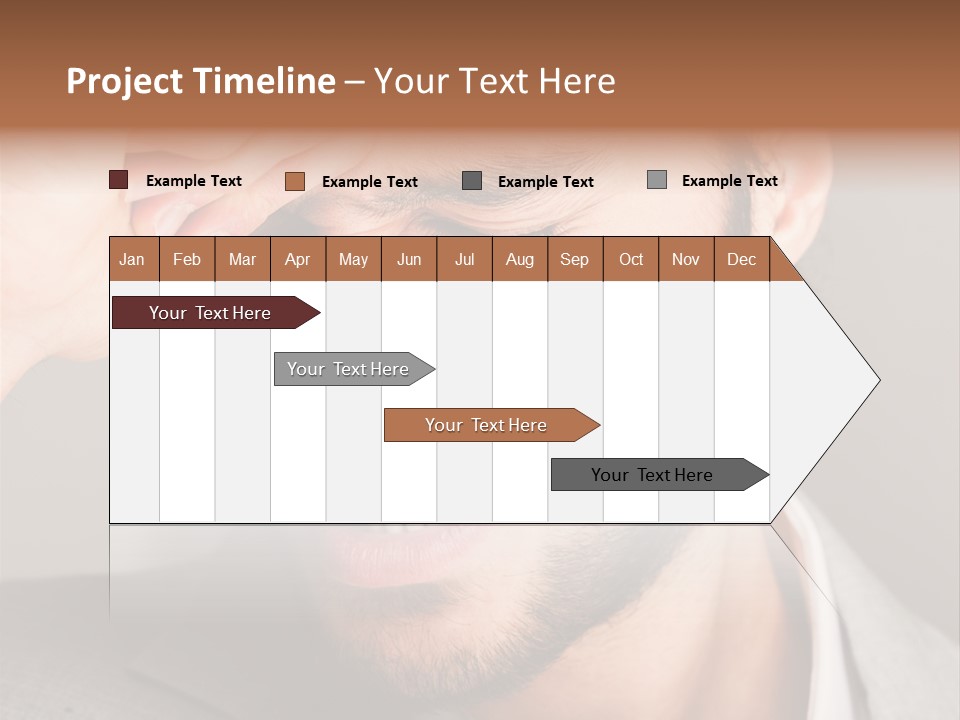 Calm Sea Standing PowerPoint Template