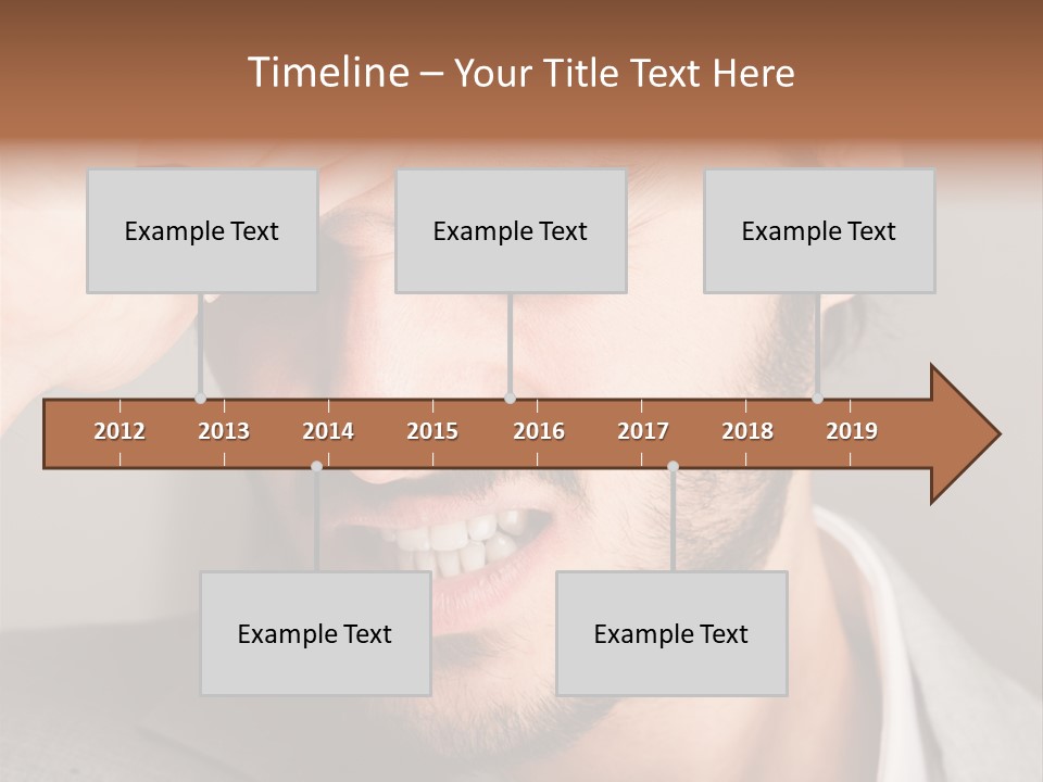 Calm Sea Standing PowerPoint Template