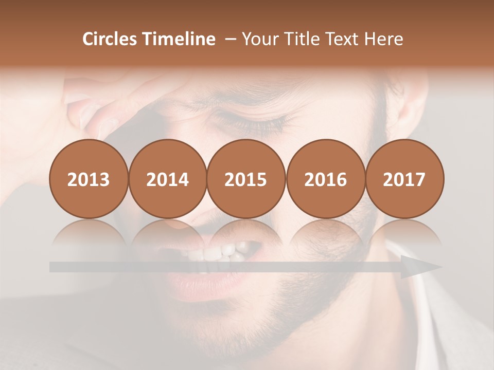 Calm Sea Standing PowerPoint Template