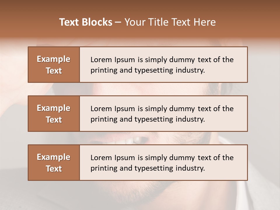 Calm Sea Standing PowerPoint Template