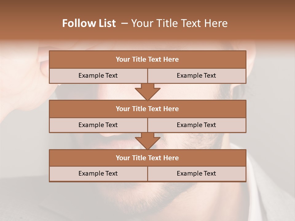 Calm Sea Standing PowerPoint Template