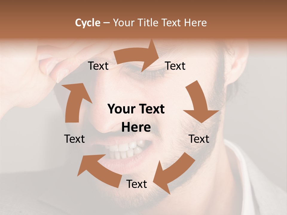 Calm Sea Standing PowerPoint Template