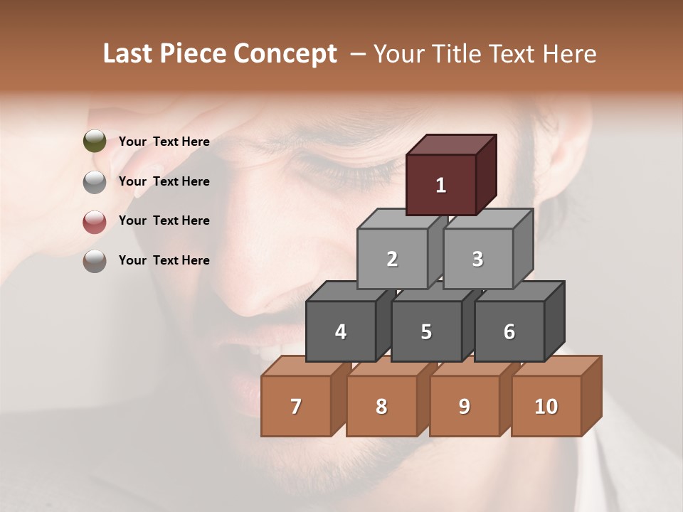 Calm Sea Standing PowerPoint Template