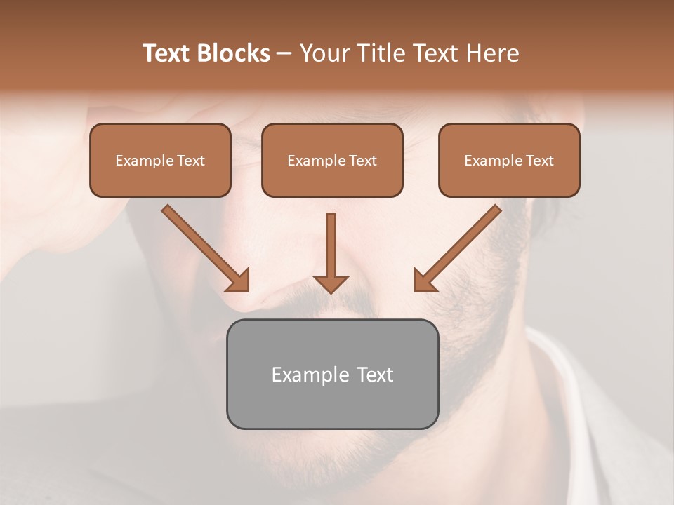 Calm Sea Standing PowerPoint Template