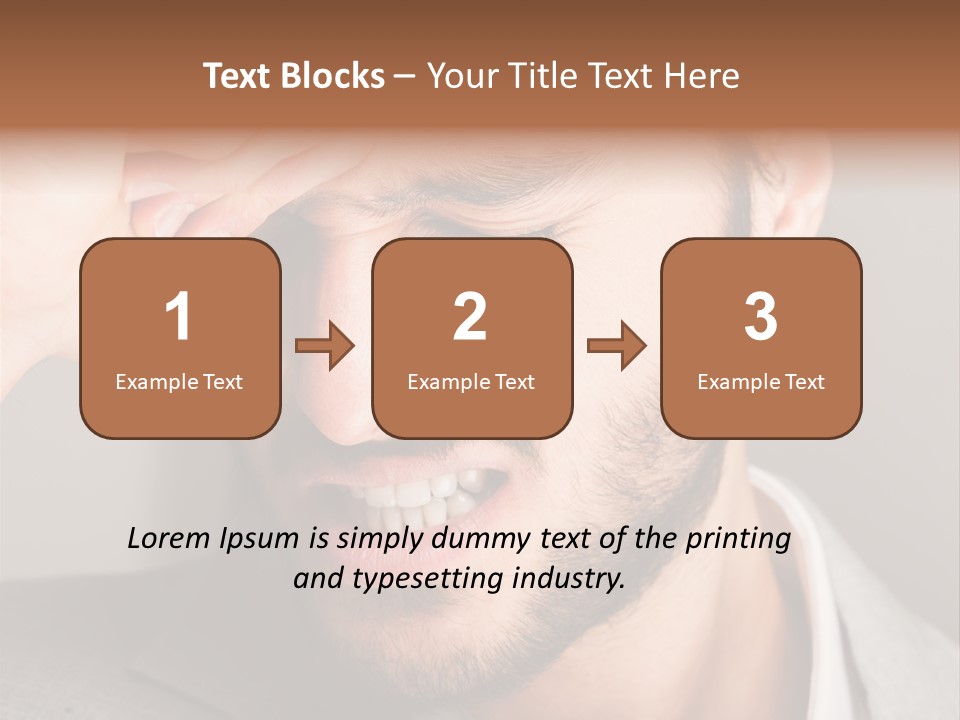 Calm Sea Standing PowerPoint Template