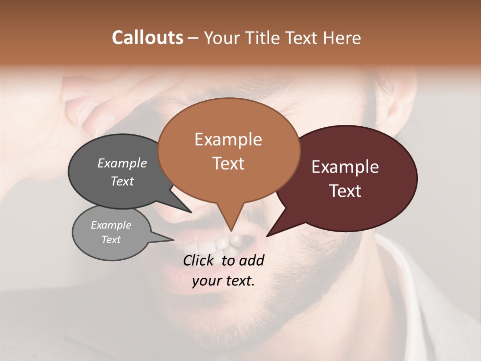 Calm Sea Standing PowerPoint Template