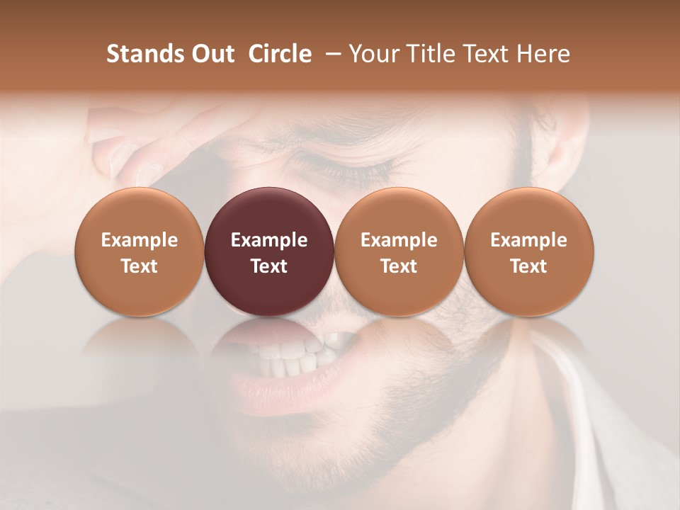 Calm Sea Standing PowerPoint Template