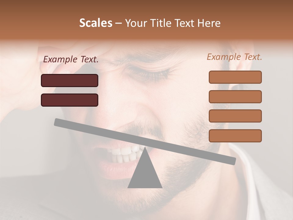 Calm Sea Standing PowerPoint Template