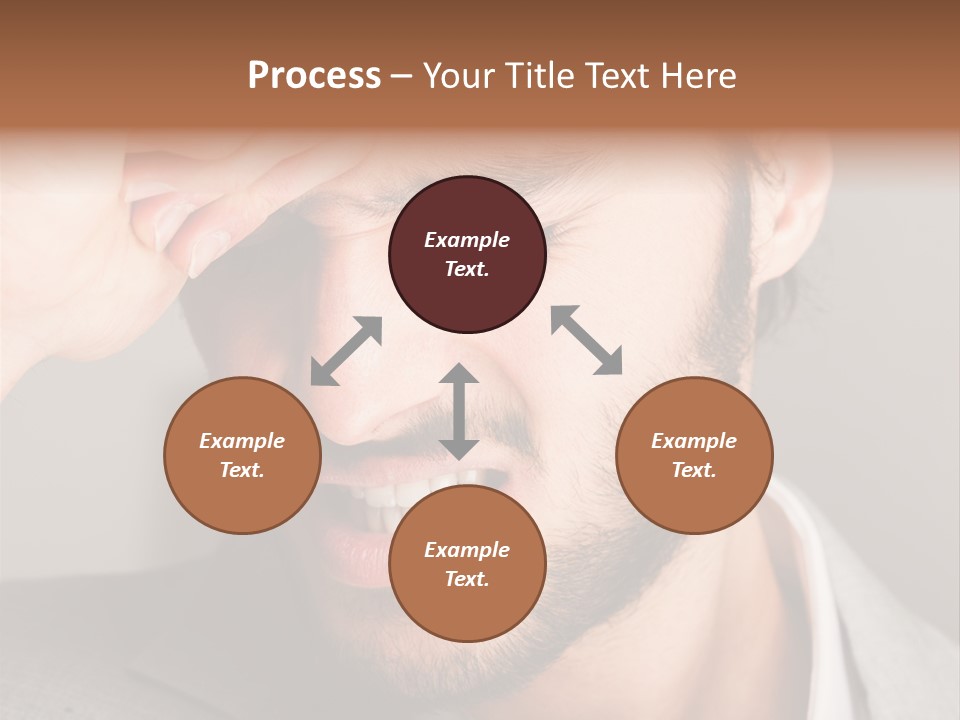 Calm Sea Standing PowerPoint Template