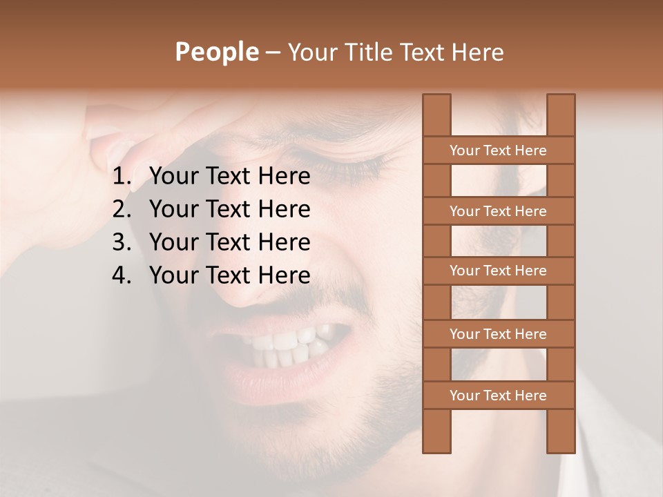 Calm Sea Standing PowerPoint Template