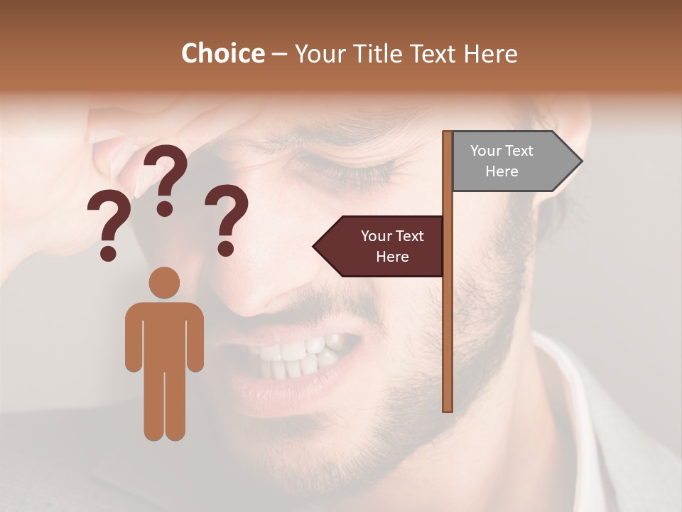 Calm Sea Standing PowerPoint Template