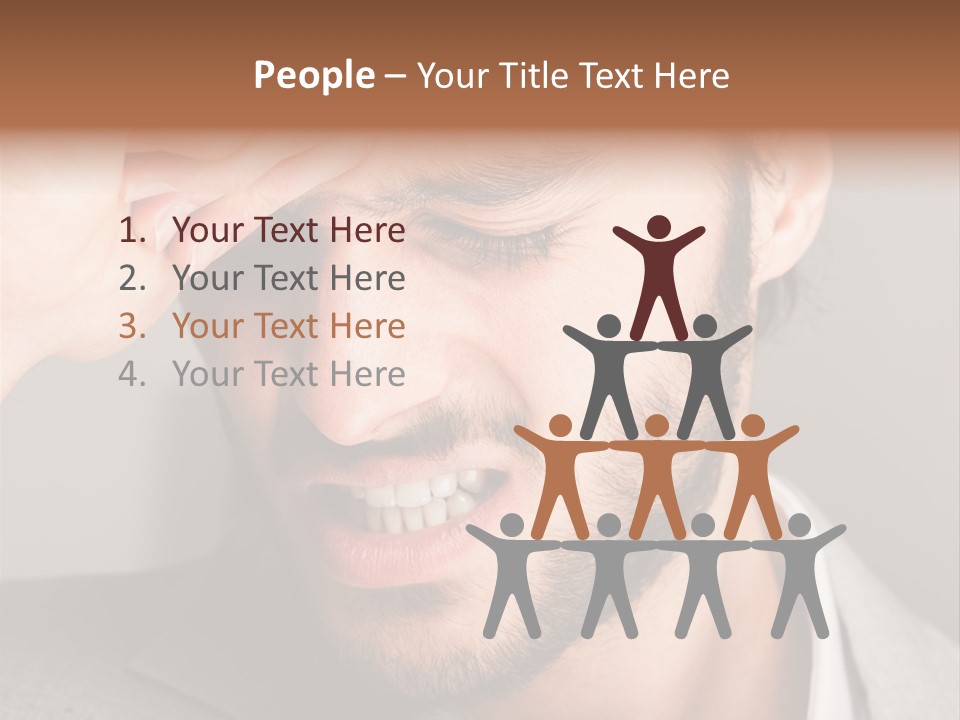 Calm Sea Standing PowerPoint Template