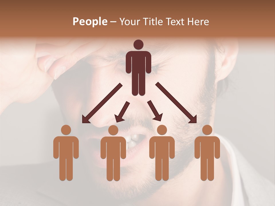 Calm Sea Standing PowerPoint Template