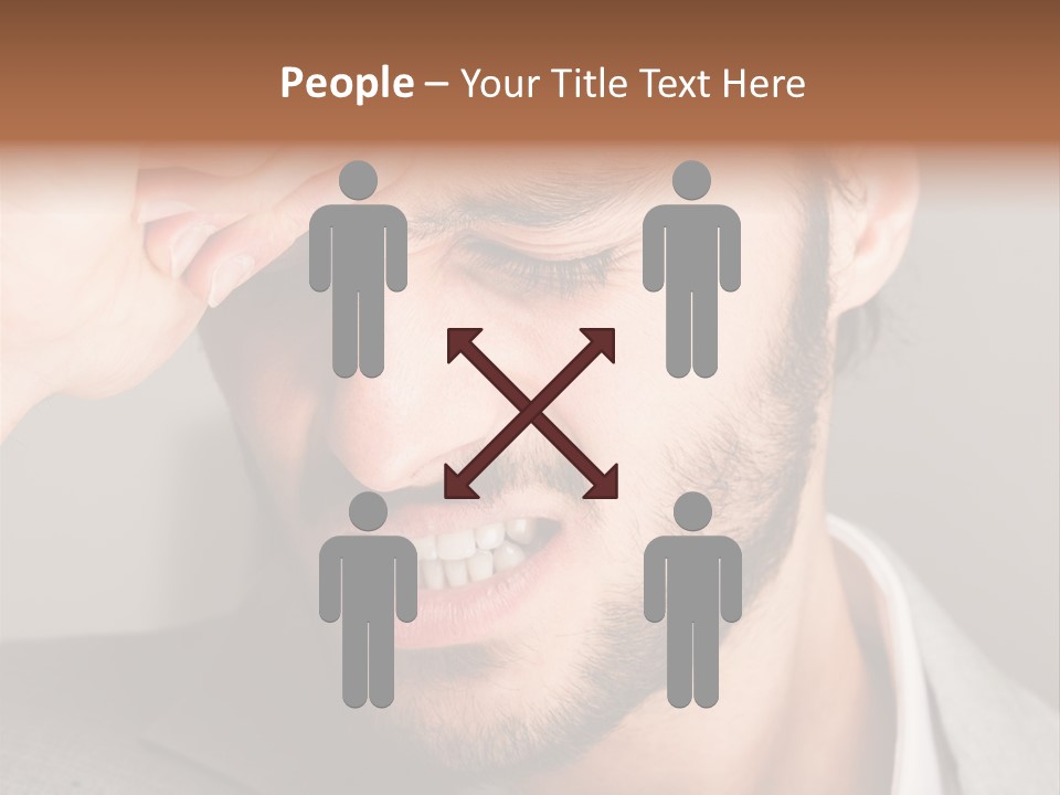 Calm Sea Standing PowerPoint Template