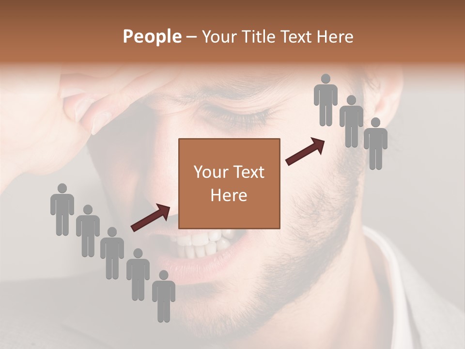 Calm Sea Standing PowerPoint Template