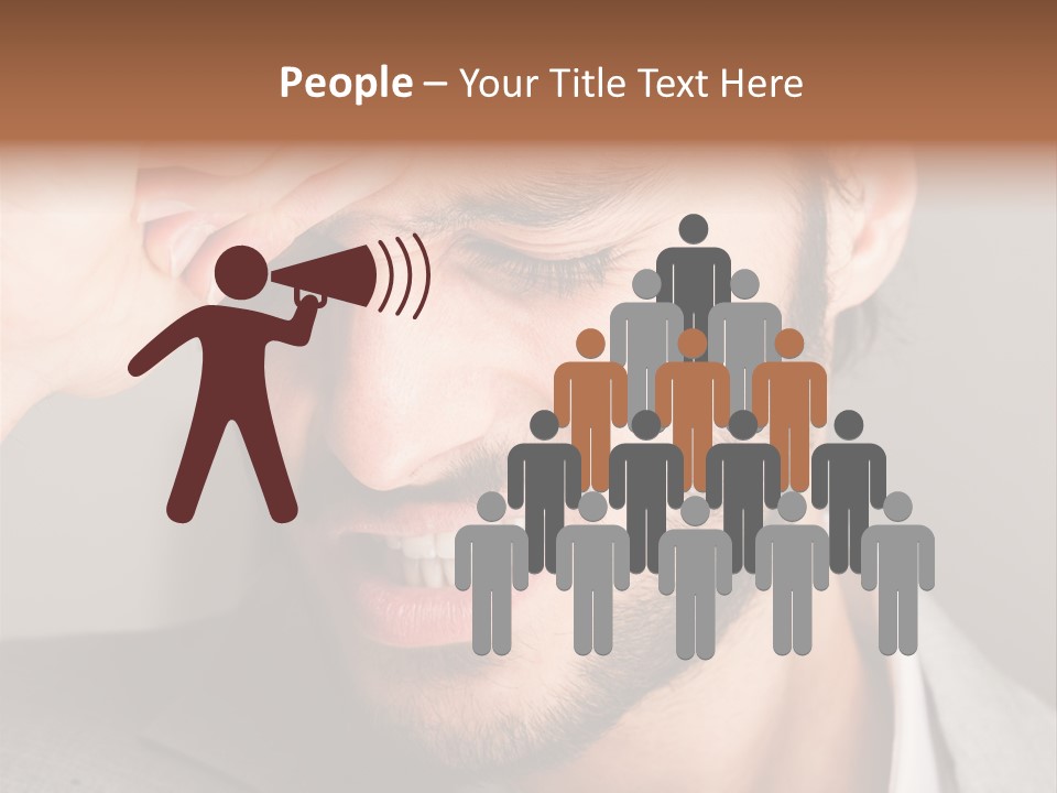 Calm Sea Standing PowerPoint Template