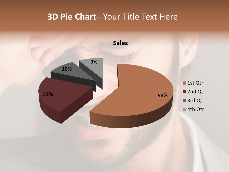 Calm Sea Standing PowerPoint Template