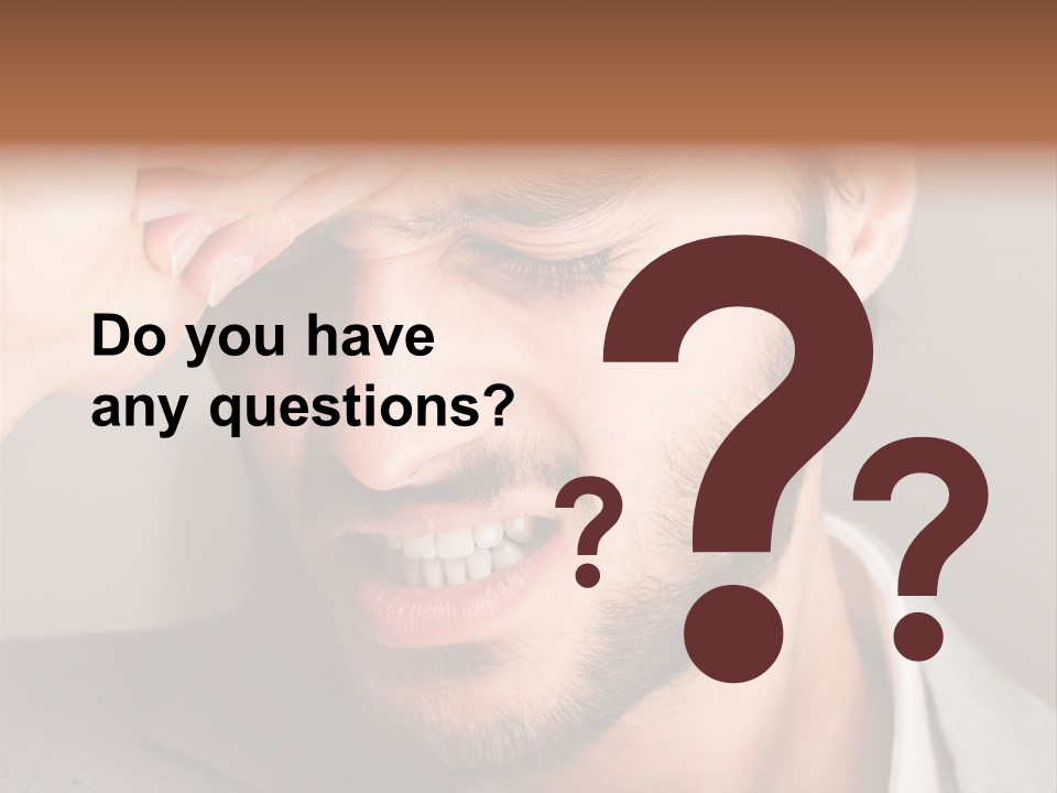 Calm Sea Standing PowerPoint Template