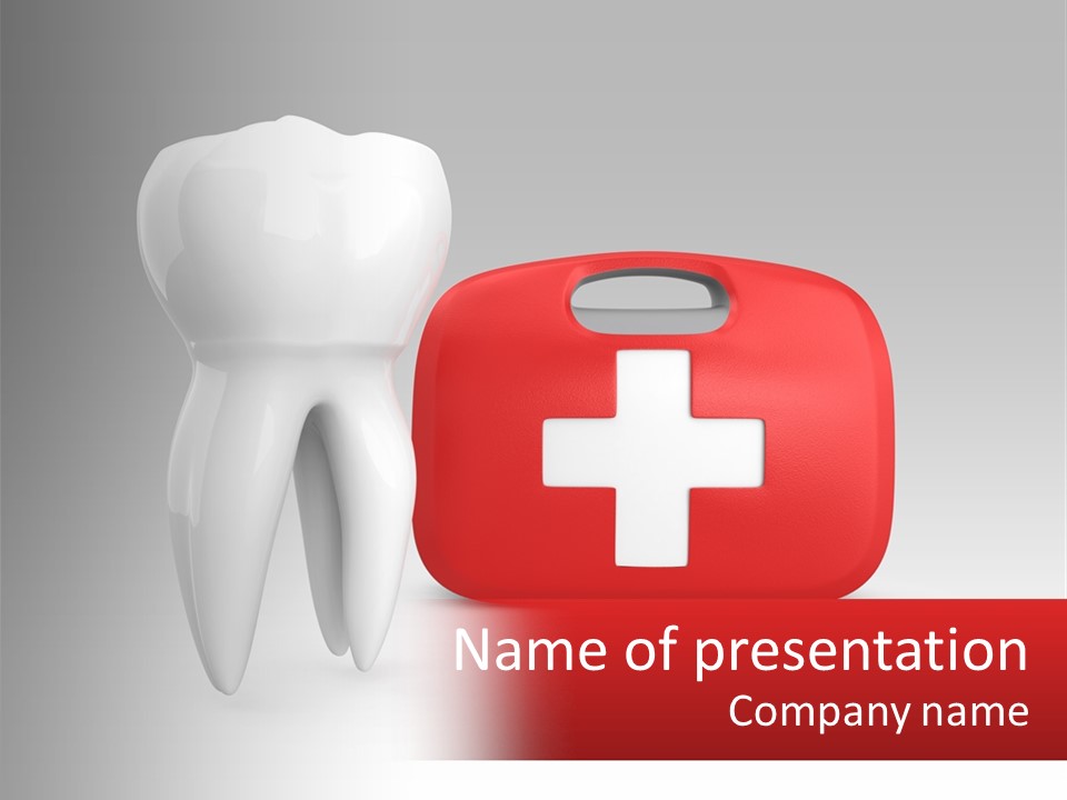 Toothache First Aid PowerPoint Template
