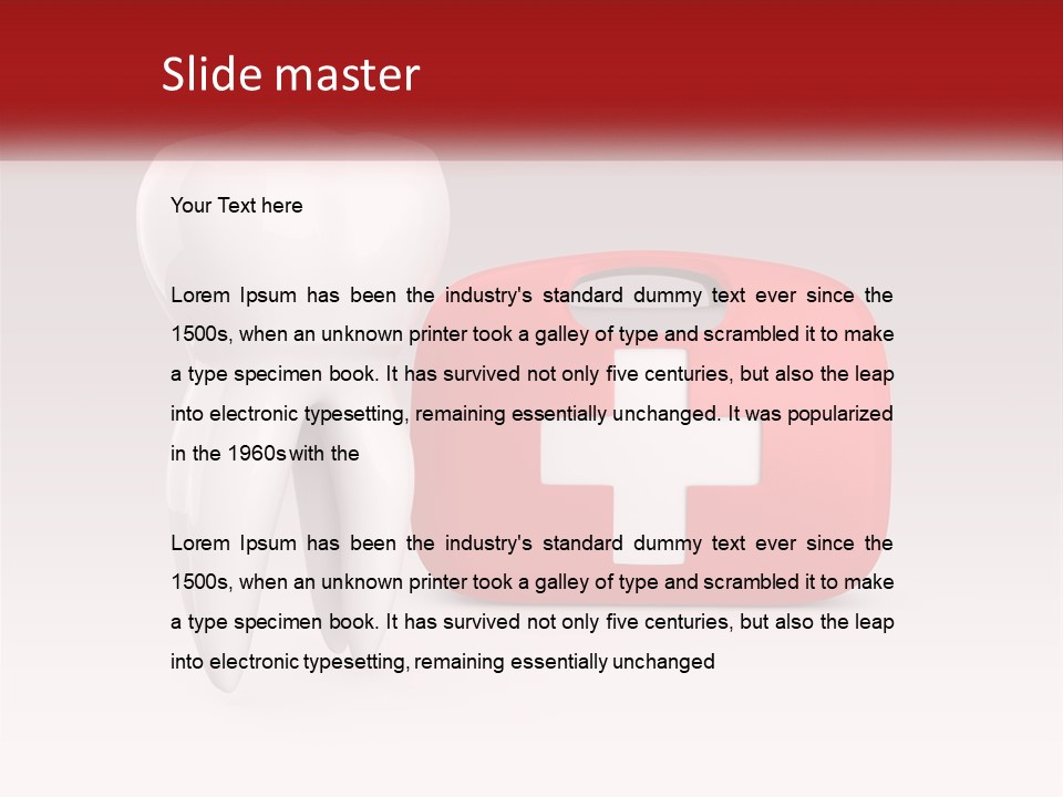 Toothache First Aid PowerPoint Template