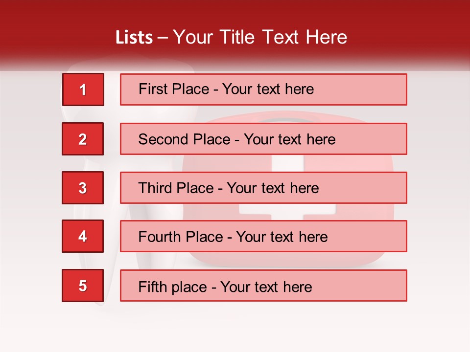 Toothache First Aid PowerPoint Template