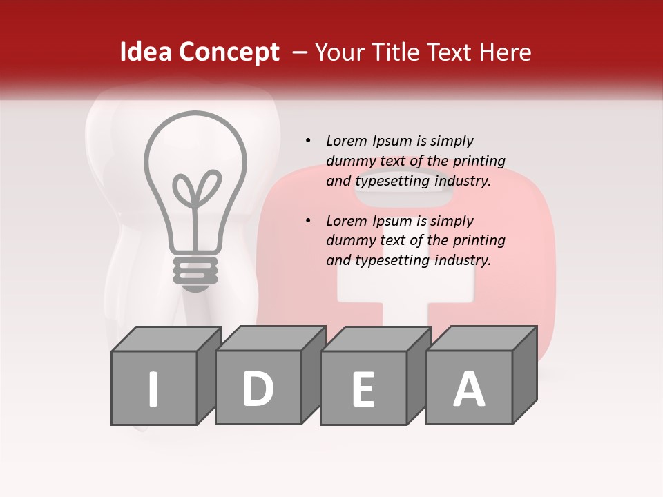 Toothache First Aid PowerPoint Template