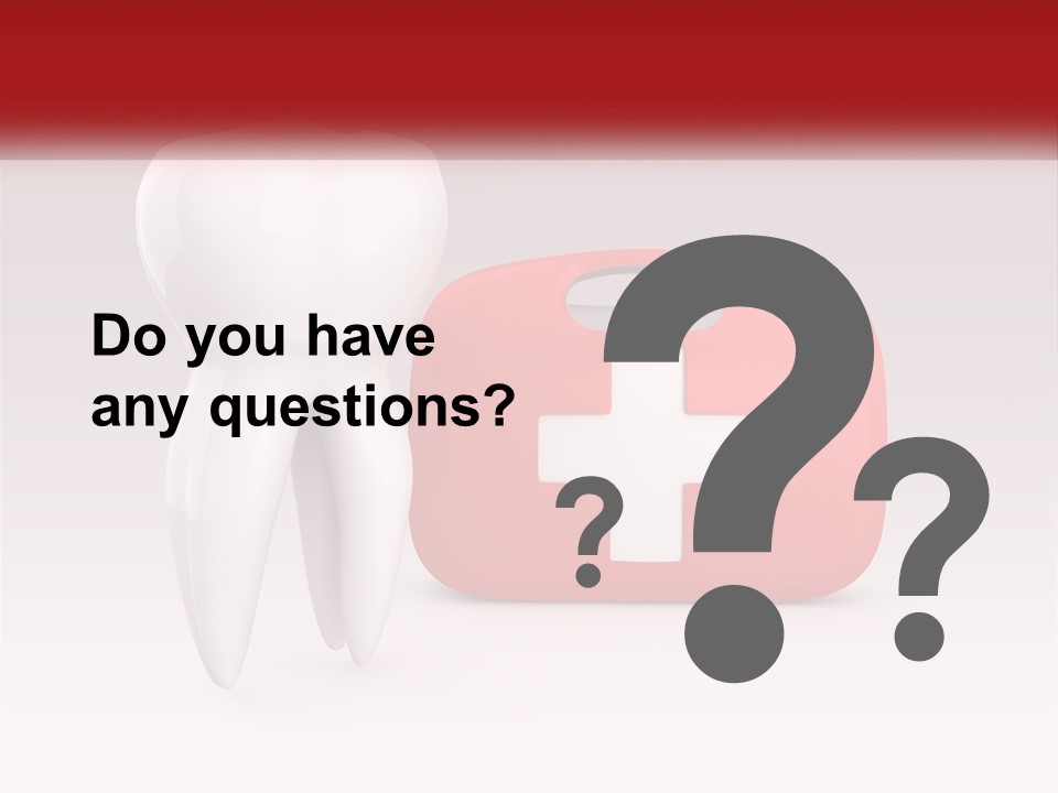 Toothache First Aid PowerPoint Template