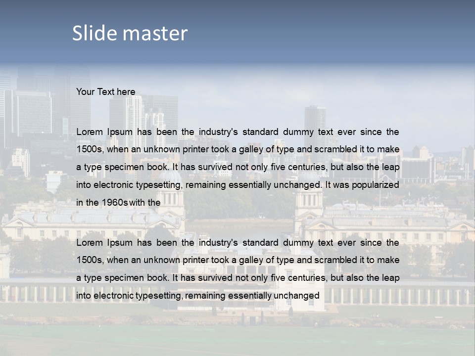 Daughter Sea Sunrise PowerPoint Template