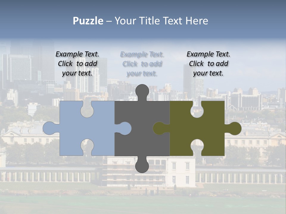 Daughter Sea Sunrise PowerPoint Template