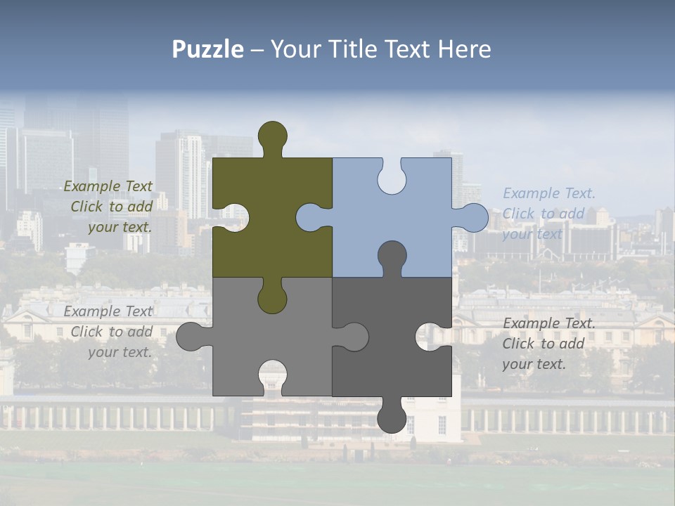 Daughter Sea Sunrise PowerPoint Template