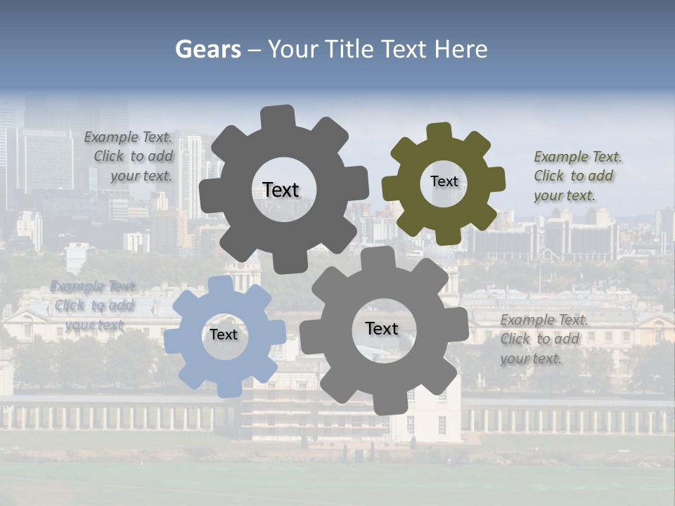 Daughter Sea Sunrise PowerPoint Template