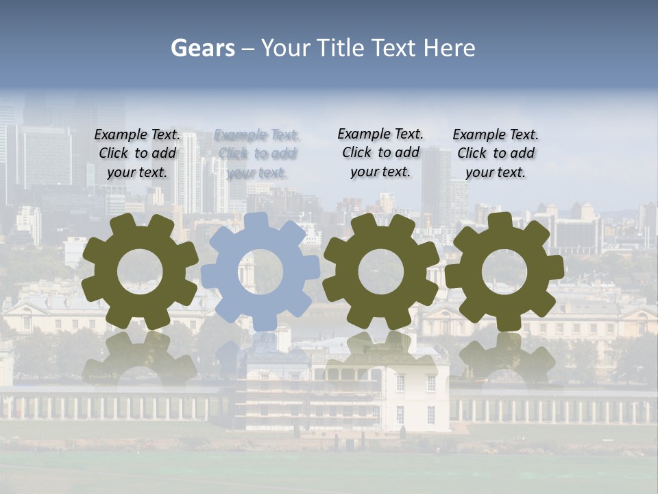 Daughter Sea Sunrise PowerPoint Template