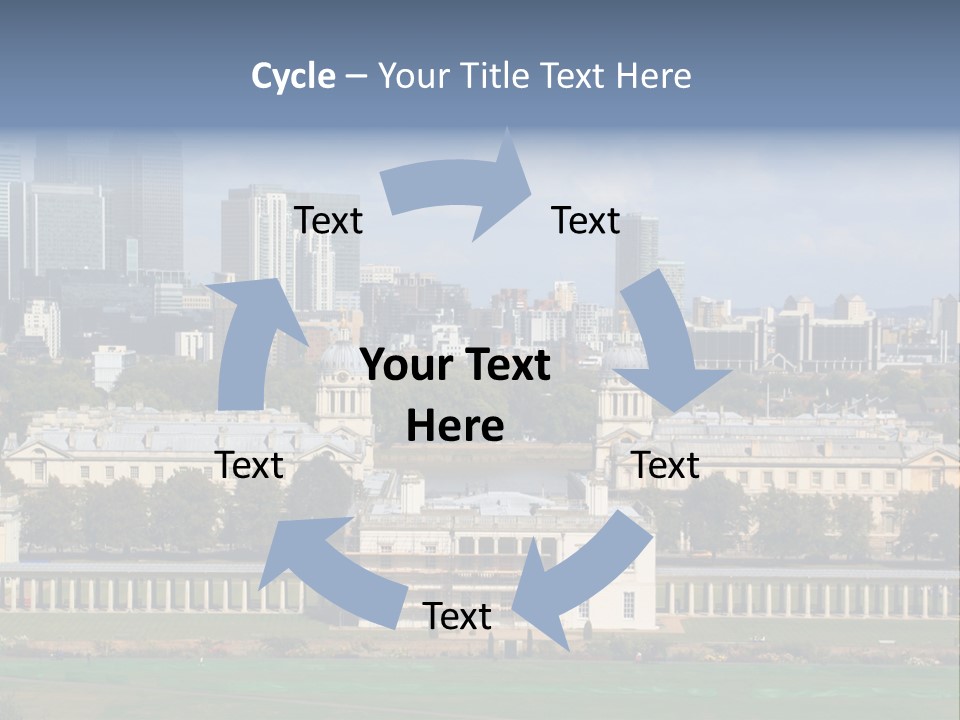 Daughter Sea Sunrise PowerPoint Template