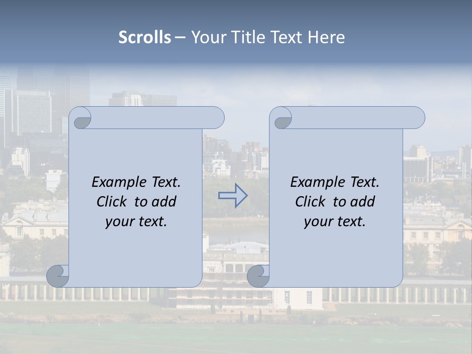 Daughter Sea Sunrise PowerPoint Template
