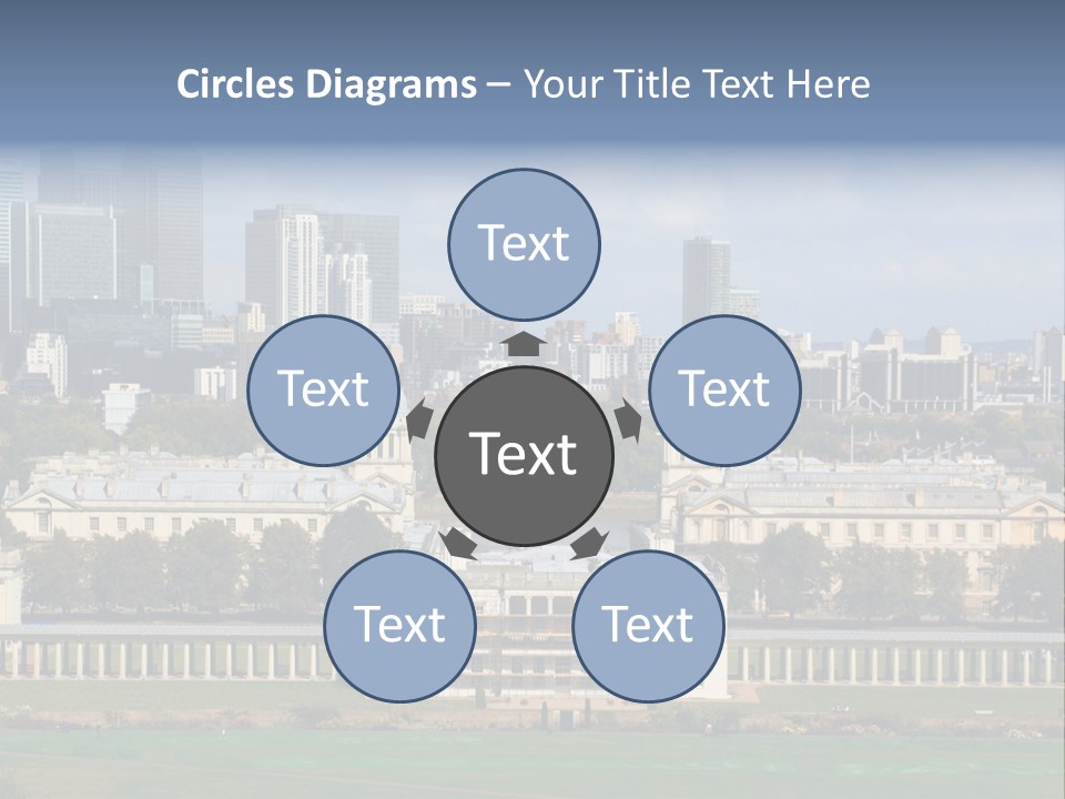 Daughter Sea Sunrise PowerPoint Template