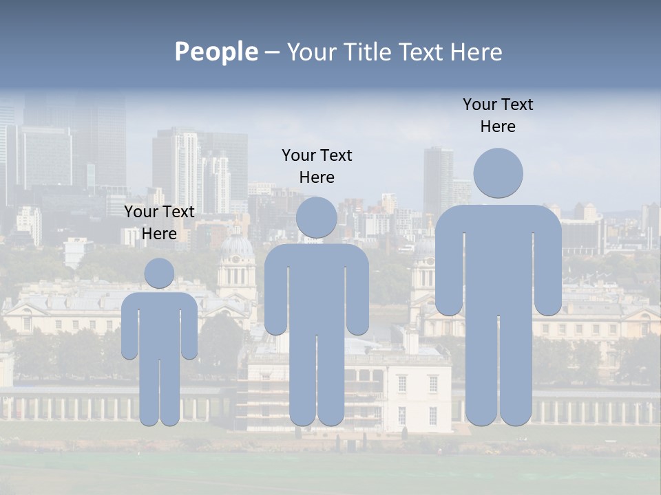 Daughter Sea Sunrise PowerPoint Template