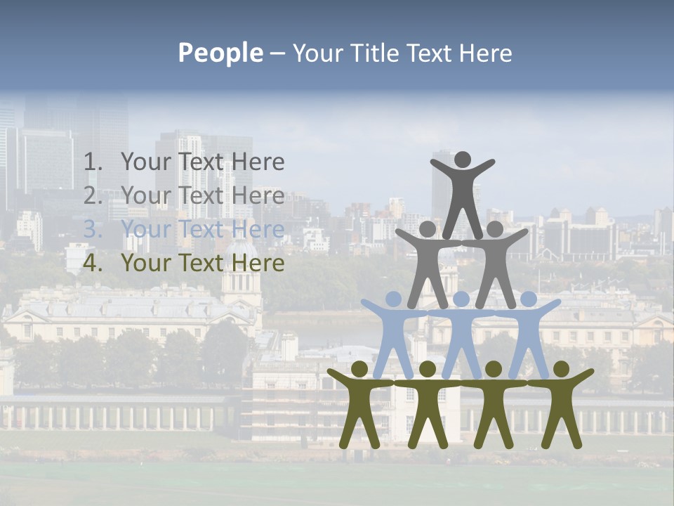 Daughter Sea Sunrise PowerPoint Template