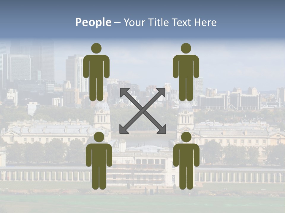 Daughter Sea Sunrise PowerPoint Template