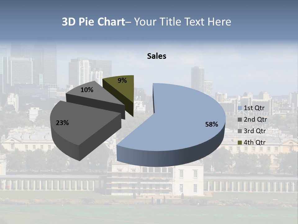 Daughter Sea Sunrise PowerPoint Template