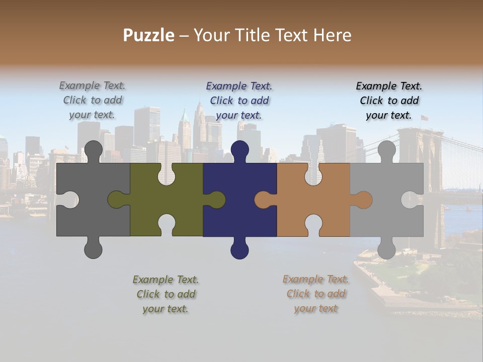 Sunset Parent Caucasian PowerPoint Template