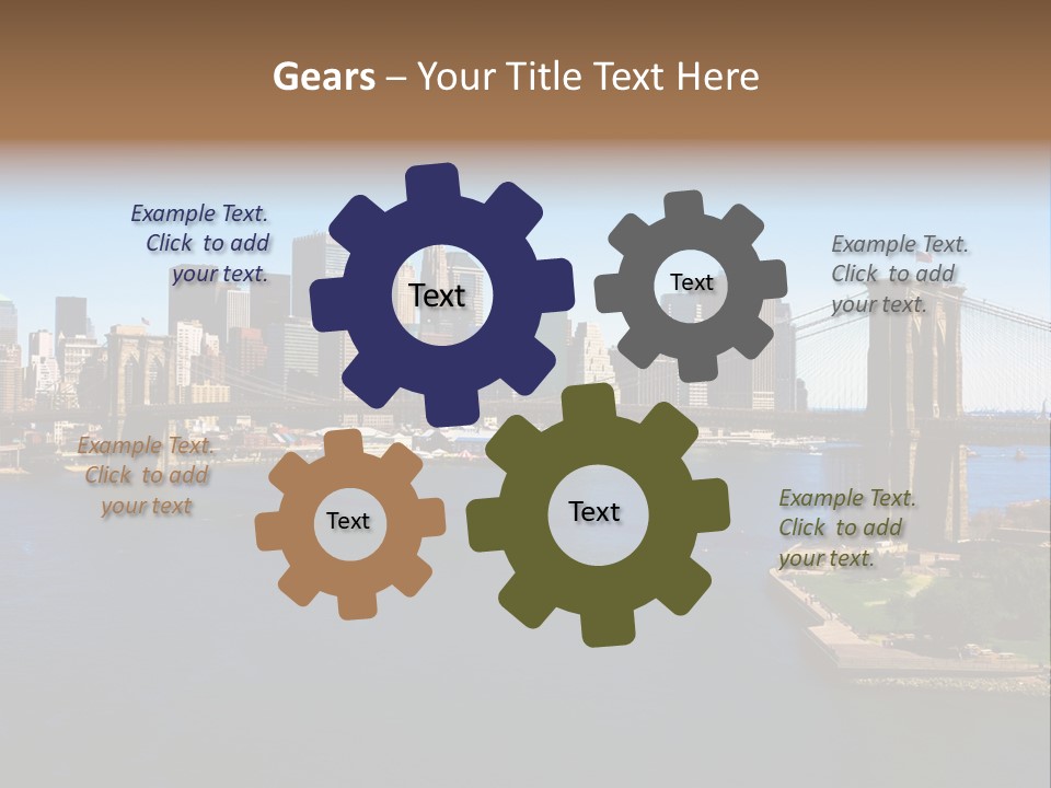 Sunset Parent Caucasian PowerPoint Template